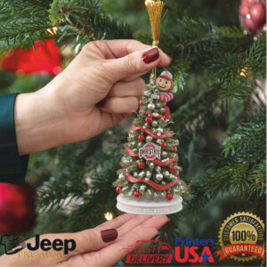Ohio State Buckeyes Christmas Tree Ornament