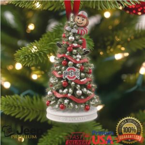 Ohio State Buckeyes Christmas Tree Ornament