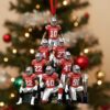 Indiana Hoosiers Big Ten Football Champions Commemorative Bell Ornament Indiana Hoosiers Big Ten Football Champions Commemorative Bell Ornament