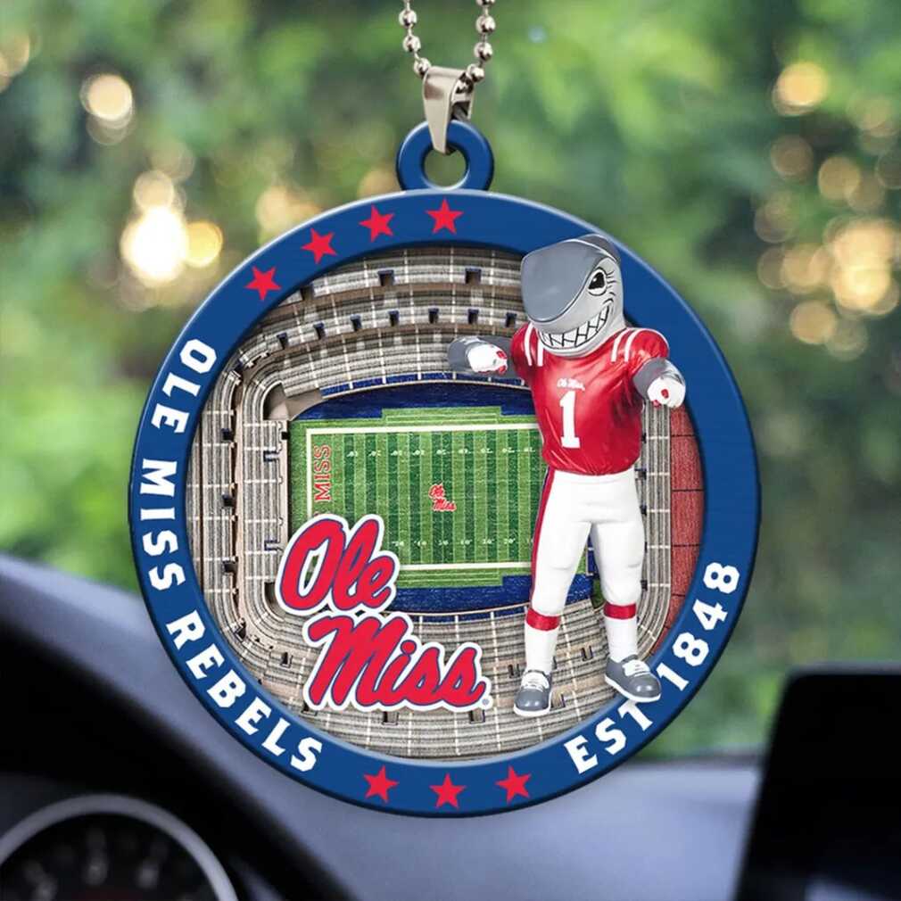 Ole Miss Rebels Tony the Landshark Mascot Ornament Ole Miss Rebels Tony the Landshark Mascot Ornament