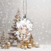 Anime Manga Zoro Stained Glass Christmas Ornament Anime Manga Zoro Stained Glass Christmas Ornament