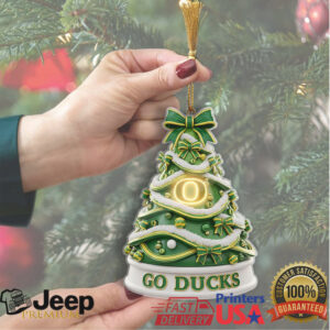 Oregon Ducks Christmas Ornament or Go Ducks Christmas Ornament
