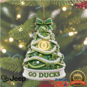 Oregon Ducks Christmas Ornament or Go Ducks Christmas Ornament