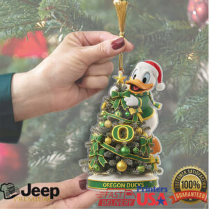 Oregon Ducks Donald Duck Christmas Ornament