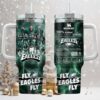 PHI Eagles Football Fan Custom Stanley Game Day Stainless Steel Tumbler 40oz 30oz With Handle PHI Eagles Football Fan Custom Stanley Game Day Stainless Steel Tumbler 40oz 30oz With Handle