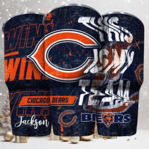 Personalized Chicago Bears This Is My Team Tumbler