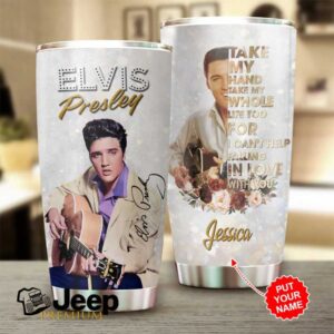 Personalized Elvis Presley Can’t Help Falling In Loves Tumblers