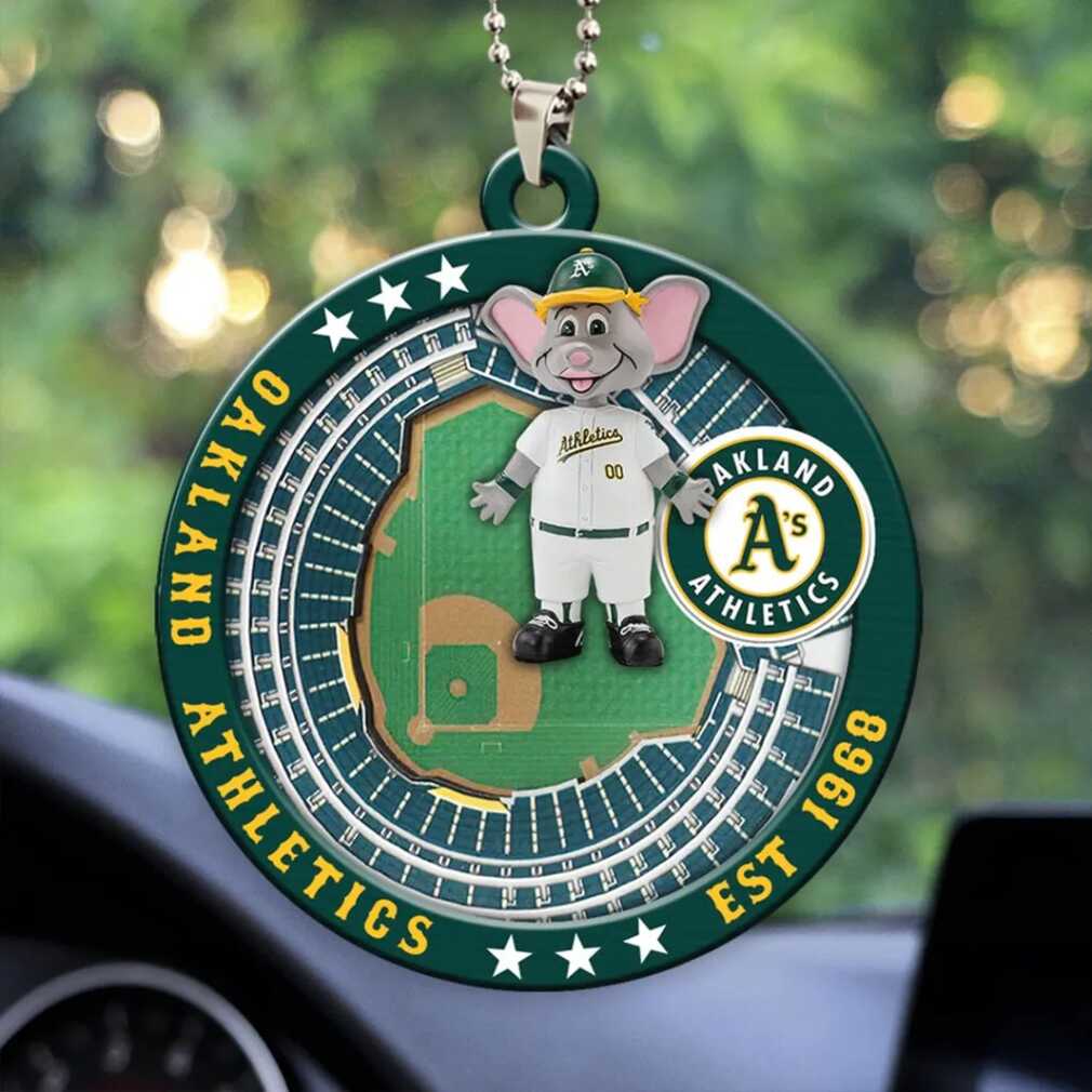Personalized Oakland A’s Stomper Car Ornament Personalized Oakland A’s Stomper Car Ornament