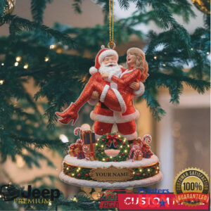Personalized Santa & Mrs. Claus Christmas Ornament