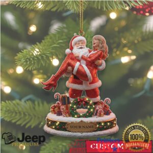 Personalized Santa & Mrs. Claus Christmas Ornament