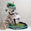 Personalized Football Player Christmas Ornament Personalized Football Player Christmas Ornament