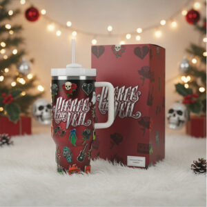Pierce The Veil 40oz Tumbler with Handle and Straw