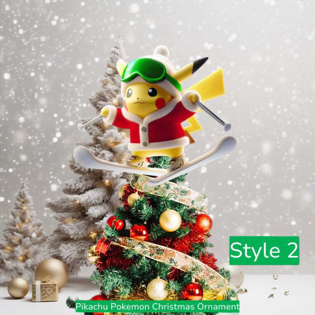 Pikachu Pokémon Christmas Ornament Pikachu Pokémon Christmas Ornament