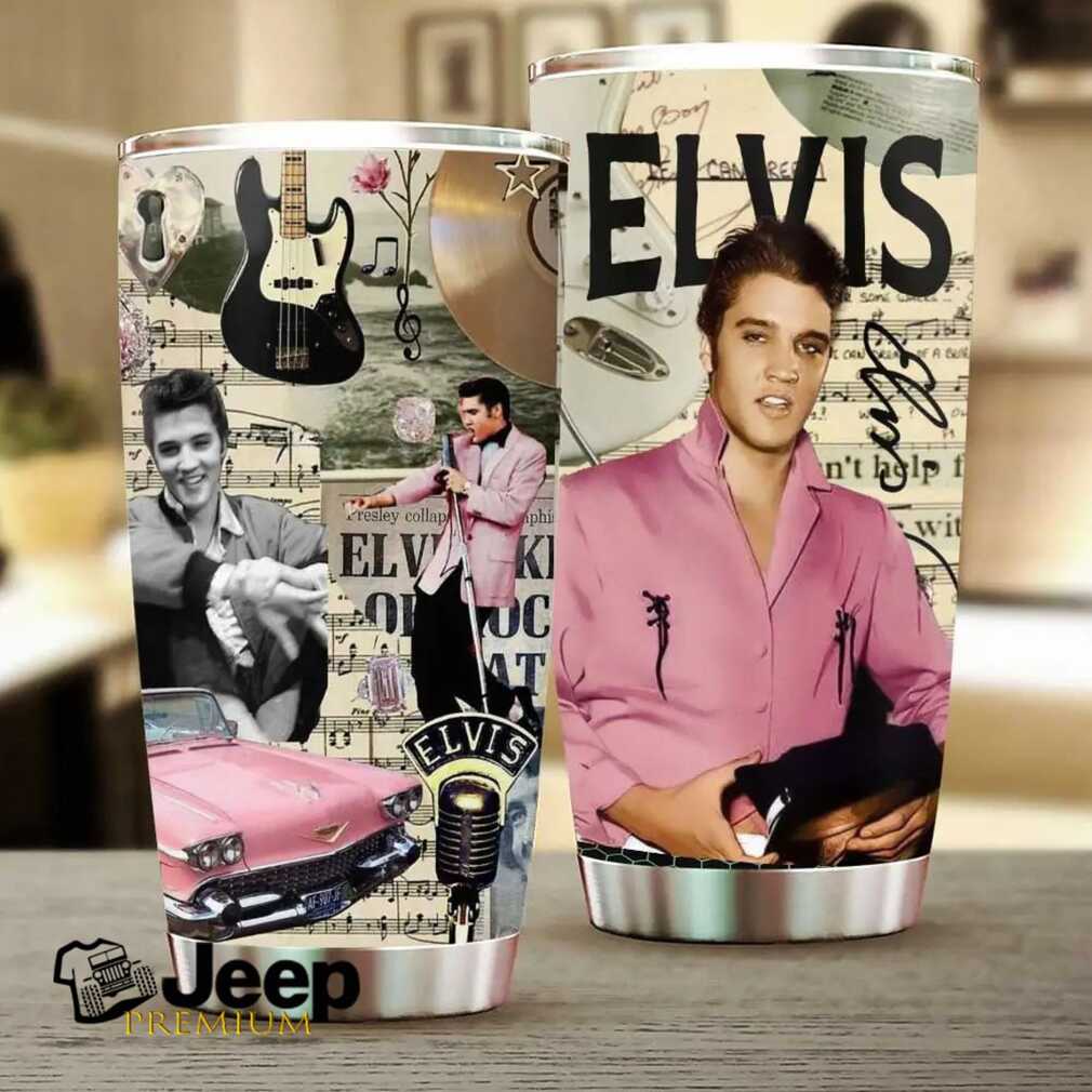 Pink Cadillac & Elvis Jukebox Tumbler Pink Cadillac & Elvis Jukebox Tumbler
