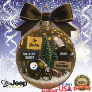 Pittsburgh Steelers Welcome to Pittsburgh Christmas Ornament