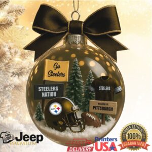 Pittsburgh Steelers Welcome to Pittsburgh Christmas Ornament
