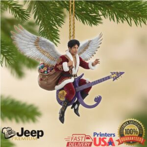 Purple Rain Christmas Ornament