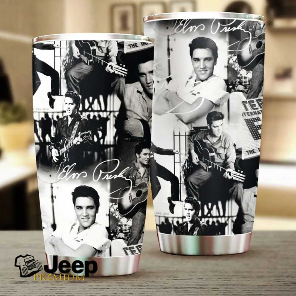 Retro Vintage Elvis Presley Collage Tumbler Retro Vintage Elvis Presley Collage Tumbler