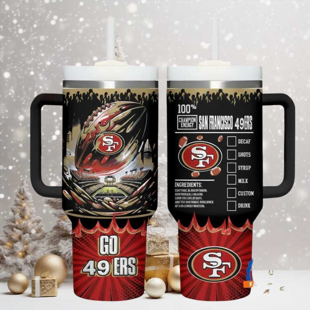 SF 49ers Champion Energy Tumbler Handle Cup 40oz SF 49ers Champion Energy Tumbler Handle Cup 40oz