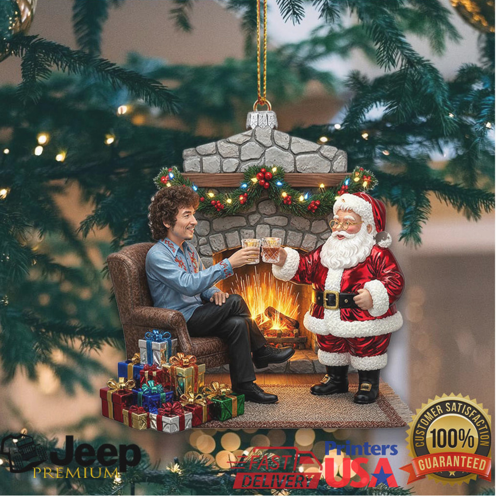 Santa’s Fireside Toast Ornament Santa’s Fireside Toast Ornament