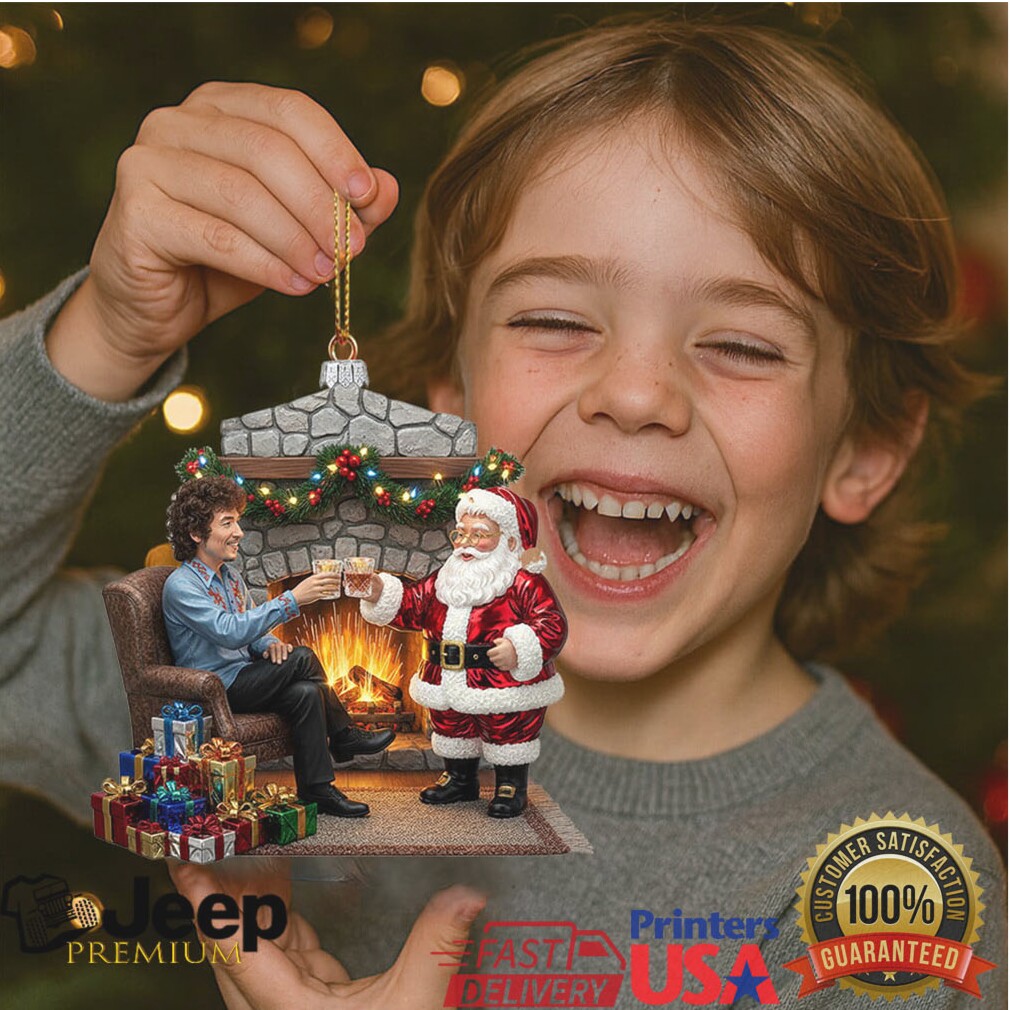 Santa’s Fireside Toast Ornament Santa’s Fireside Toast Ornament