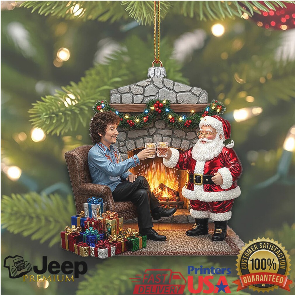 Santa’s Fireside Toast Ornament Santa’s Fireside Toast Ornament