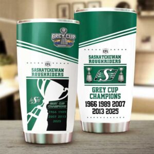 Saskatchewan Roughriders Grey Cup Dynasty Tumbler