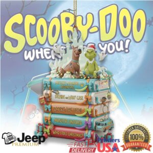 Scooby Doo! & The Grinch Mystery Machine Christmas Ornament