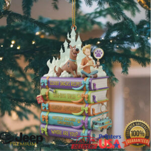 Scooby Doo and Shaggy Mystery Book Stack Ornament