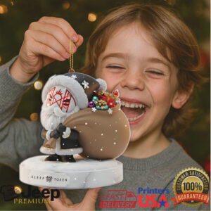 Sleep Token Inspired Santa Christmas Ornament