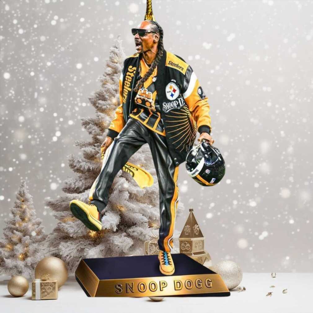 Snoop Dogg Pittsburgh Steelers Christmas Ornament