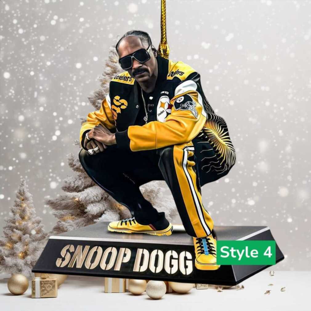 Snoop Dogg Pittsburgh Steelers NFL Christmas Ornament Snoop Dogg Pittsburgh Steelers NFL Christmas Ornament