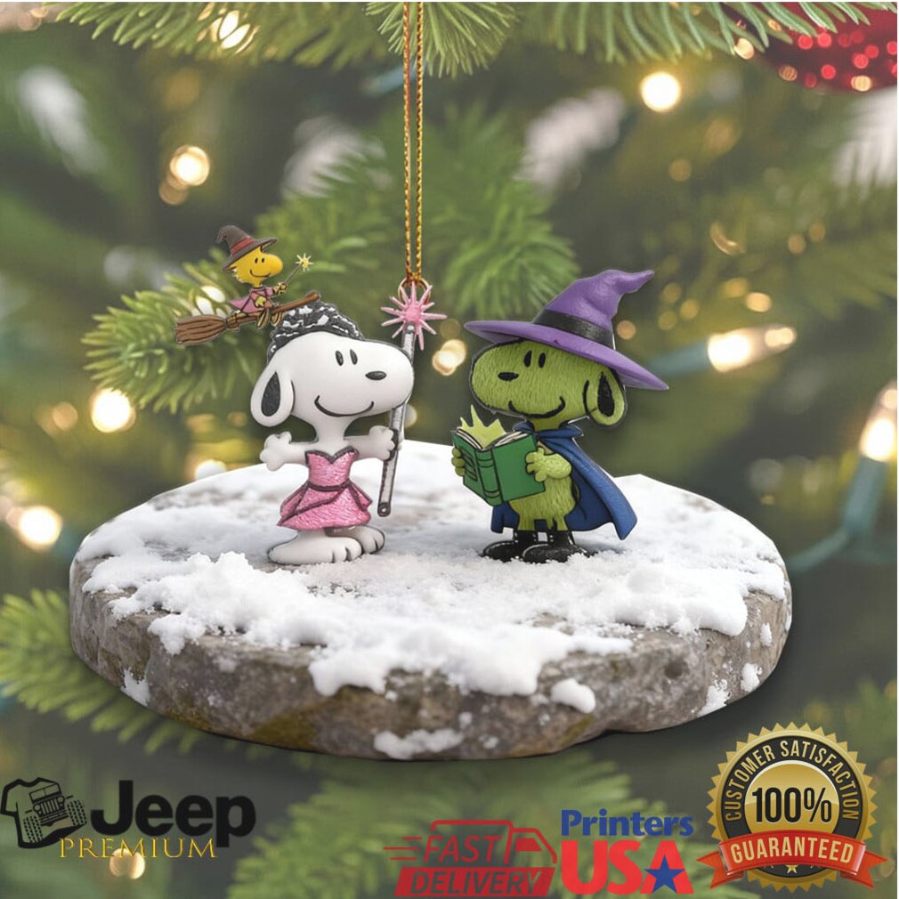 Snoopy and Woodstock Wicked For Good Christmas Ornament Snoopy and Woodstock Wicked For Good Christmas Ornament
