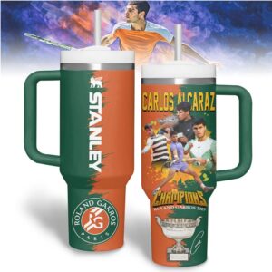 Stanley x Roland Garros 2025 Carlos Alcaraz Champions Tumblers