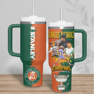 Stanley x Roland Garros 2025 Carlos Alcaraz Champions Tumblers