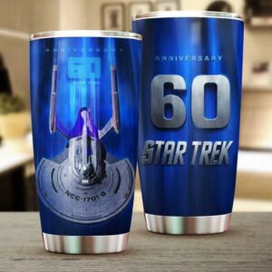 Star Trek 60th Anniversary U.S.S. Enterprise NCC 1701 G Insulated Tumbler