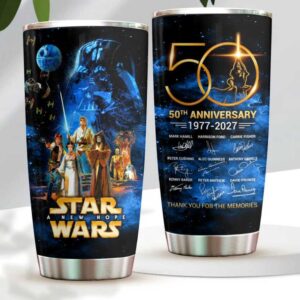 Star Wars A New Hope 50th Anniversary Tumbler