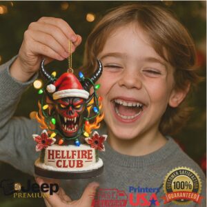 Stranger Things Hellfire Club Christmas Ornament