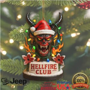Stranger Things Hellfire Club Christmas Ornament