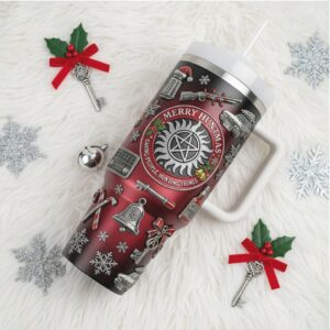 Supernatural Hunter Christmas Edition tumbler