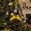 NFL Patriots Tom Brady, Gronkowski, and Belichick Keepsake Ornament NFL Patriots Tom Brady, Gronkowski, and Belichick Keepsake Ornament