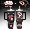 Chicago Bears NFL x Star Wars Tumbler With Handle Chicago Bears NFL x Star Wars Tumbler With Handle