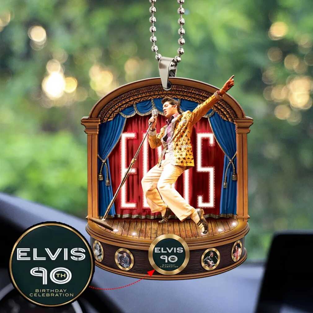 The King’s 90th Birthday Official Elvis Presley Ornament The King’s 90th Birthday Official Elvis Presley Ornament