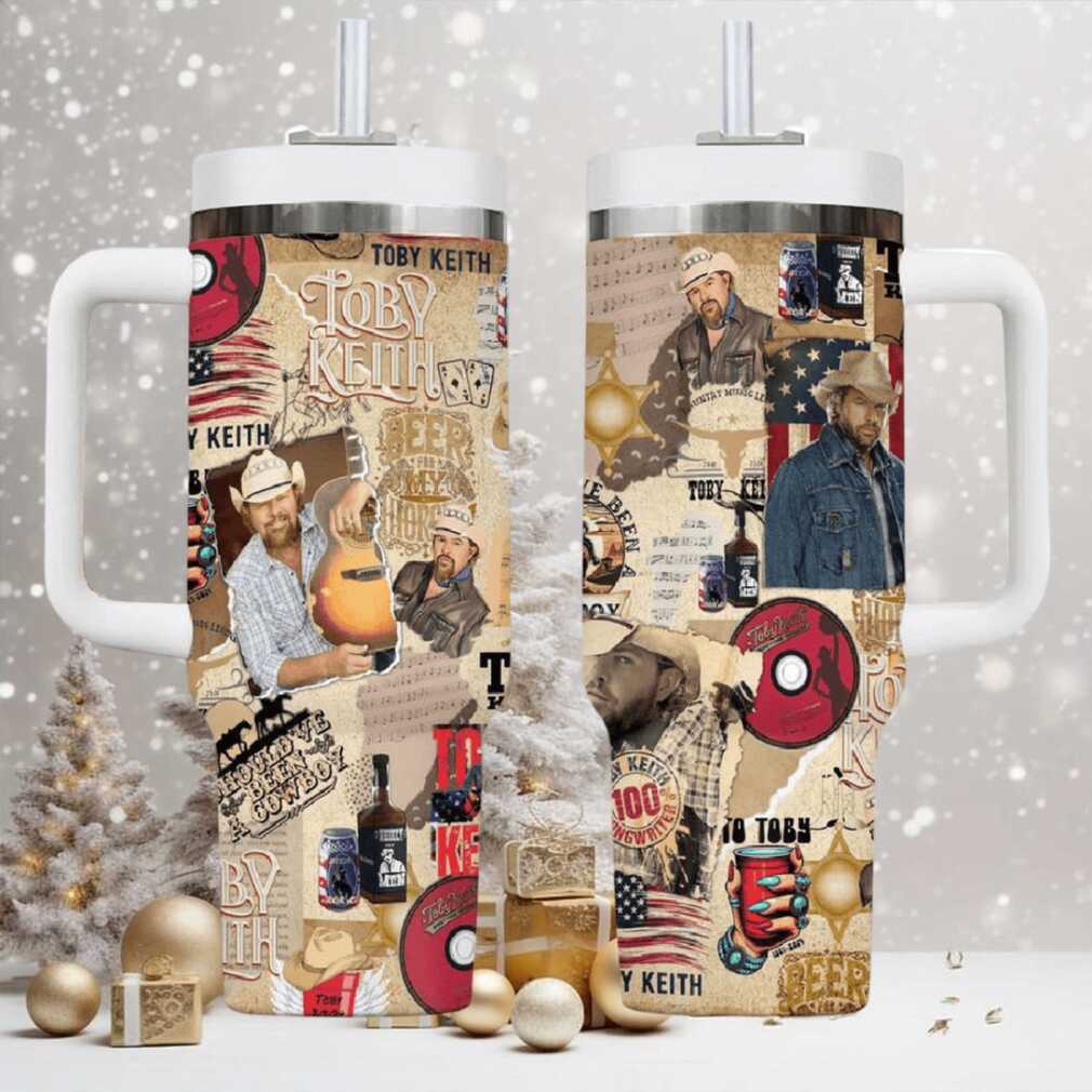 Toby Keith Should’ve Been a Cowboy 40oz Tumbler with Handle Toby Keith Should’ve Been a Cowboy 40oz Tumbler with Handle