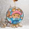 One Piece Anime Ornament Young Luffy Reading on Moon One Piece Anime Ornament Young Luffy Reading on Moon