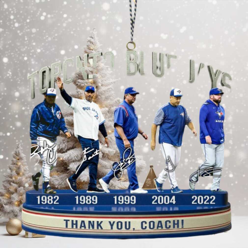 Toronto Blue Jays Thank You, Coach! Commemorative Ornament Toronto Blue Jays Thank You, Coach! Commemorative Ornament