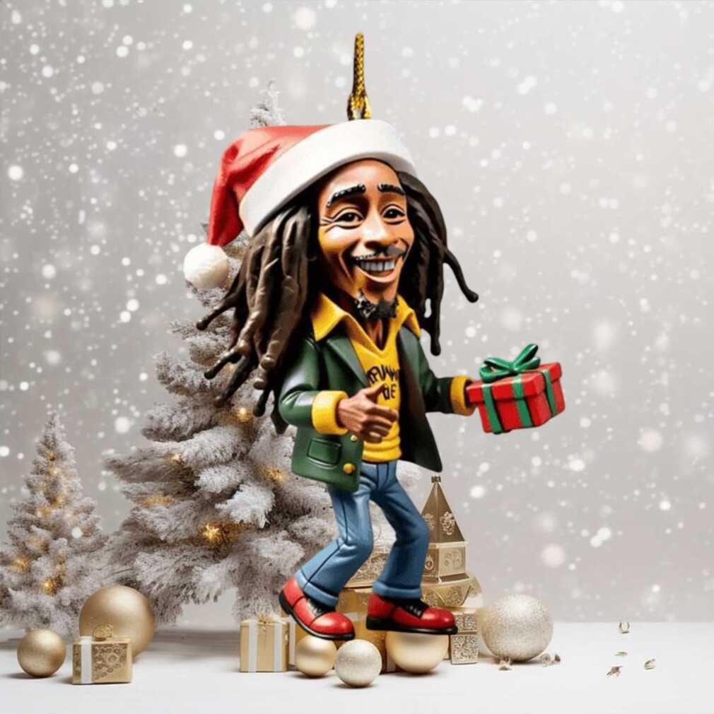 Unique Bob Marley Holiday Ornament Unique Bob Marley Holiday Ornament
