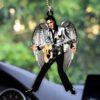 Elvis Presley Legend Angel Wings Car Ornament Elvis Presley Legend Angel Wings Car Ornament