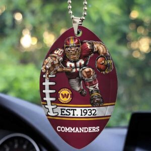 Washington Commanders Custom Acrylic Car Ornament