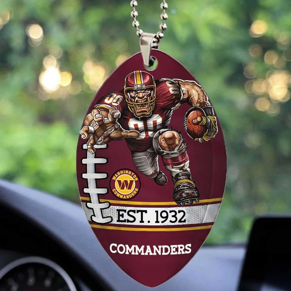 Washington Commanders Custom Acrylic Car Ornament Washington Commanders Custom Acrylic Car Ornament